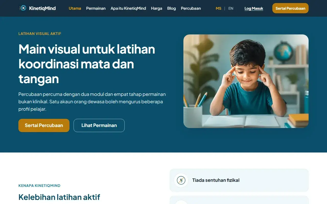 KinetiqMind homepage